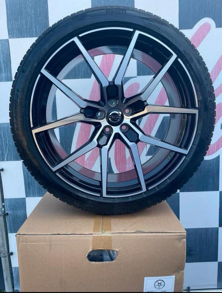 21 inch Volvo  XC60 velgen 5x108 + pirelli banden V60 V90, Auto-onderdelen, Banden en Velgen, Banden en Velgen, Zomerbanden, 21 inch