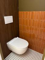 Keramiek tegels | donker oranje bruin | glans 3D | 2,5m2, Doe-het-zelf en Verbouw, Tegels, Ophalen, Minder dan 20 cm, Zo goed als nieuw