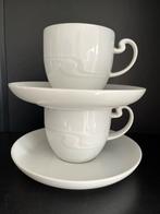 2 x kop en schotel, Ophalen of Verzenden, Zo goed als nieuw, Overige stijlen, Kop(pen) en/of Schotel(s)