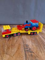 Lego 682 - Low loader and tractor, Kinderen en Baby's, Speelgoed | Duplo en Lego, Ophalen of Verzenden, Gebruikt, Complete set