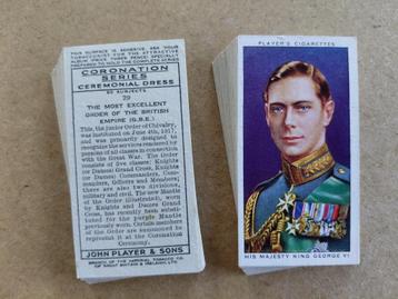 Coronation Series complete set 50 cigarette cards 1937 beschikbaar voor biedingen