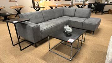 Hoekbank Odin L-260 X 195 Grijs stof Direct/LeverbaarE-6021 beschikbaar voor biedingen