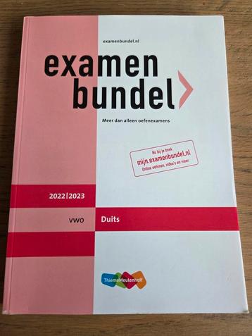 Examenbundel Duits VWO 2022-2023 beschikbaar voor biedingen