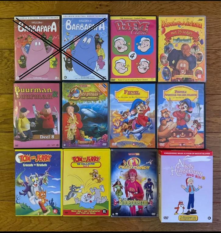 Kinder DVD Collectie -Tom & Jerry, etc., Cd's en Dvd's, Dvd's | Kinderen en Jeugd, Gebruikt, Film, Overige genres, Boxset, Alle leeftijden