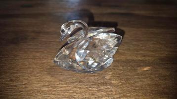 Swarovski Zwaan - Gedetailleerd Kristal beschikbaar voor biedingen
