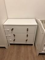 Witte commode met 3 lades, Minder dan 75 cm, Zo goed als nieuw, Minder dan 50 cm, Commode