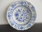 Klassiek Meissen porselein diep bord, blauw Zwiebelmuster, Ophalen of Verzenden