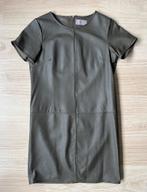 Leren jurk Ibana maat 36 groen, Verzenden, Zo goed als nieuw, Maat 36 (S), Boven de knie