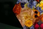 Prachtige unieke hexagoon met echte bloemen en vaasje, Het Wonder Atelier, Nieuw, Ophalen of Verzenden, Info@hetwonderatlier.nl