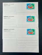 3 Nederlandse briefkaarten 80c cent, Postzegels en Munten, Postzegels | Nederland, Na 1940, Ophalen of Verzenden