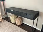 Woood Silas sidetable zwart, Huis en Inrichting, Tafels | Sidetables, Ophalen, Gebruikt, Overige materialen, 100 tot 150 cm