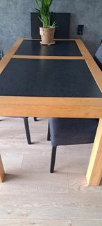 Eettafel met 6 stoelen, Huis en Inrichting, Tafels | Eettafels, Gebruikt, Ophalen