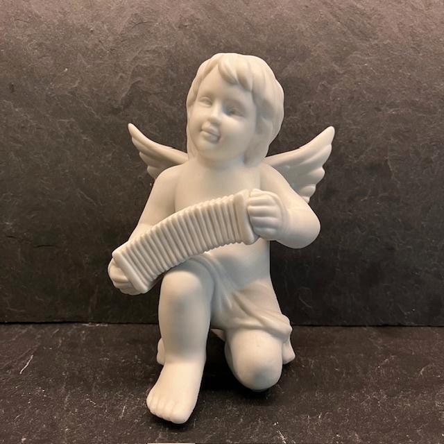 Rosenthal Classic Engel met Accordeon – 16,5 cm – Porselein, Verzamelen, Beelden en Beeldjes, Zo goed als nieuw, Fantasy, Ophalen of Verzenden