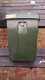 Groene Brievenbus met Sleutel, Tuin en Terras, Brievenbussen, Ophalen of Verzenden, Gebruikt, Kunststof, Wandbrievenbus