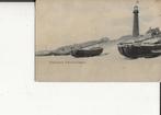 Scheveningen Vuurtoren met opgelijnde pinken o a Sch 81 1917, Verzamelen, Verzenden, Voor 1920, Gelopen, Zuid-Holland