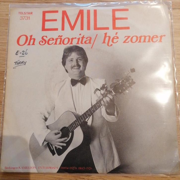 Emile/oh senorita, Cd's en Dvd's, Vinyl | Nederlandstalig, Gebruikt, Levenslied of Smartlap, Overige formaten, Ophalen of Verzenden