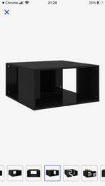 4 delig salon tafel zwart hout mag vandaag opgehaald worden, Huis en Inrichting, Kasten | Televisiemeubels, 50 tot 100 cm, 25 tot 50 cm