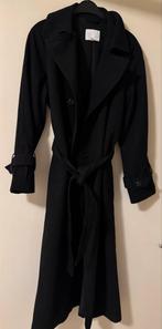 NIEUW Zwarte H&M Trenchcoat - Maat S, Kleding | Dames, H&M, Zwart, Nieuw, Ophalen of Verzenden