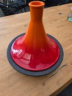 Tajine le creuset 2.8 liter 28 cm, Ophalen of Verzenden, Zo goed als nieuw, Gietijzer, Koekenpan of Braadpan