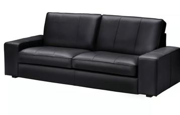 3 zits lederen bank Kivit. Hoge zit. beschikbaar voor biedingen