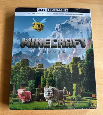4K UHD+blu-ray Minecraft, steelbook editie, prijs incl. verz beschikbaar voor biedingen