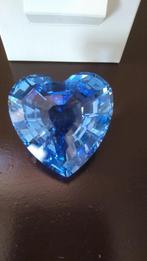 swarovski hart blauw, Ophalen of Verzenden, Zo goed als nieuw