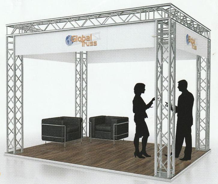 Beursstamd in elk gewenste afmeting en vorm, Muziek en Instrumenten, Licht en Laser, Nieuw, Licht, Kleur, Verzenden