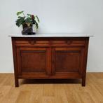 Vintage Antiek dressoir commode ladekast met marmer blad 703, Huis en Inrichting, Valkenswaard, Gebruikt, Info@flashbackfurniture.nl