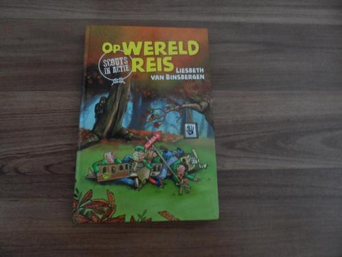Op wereldreis- Liesbeth van Binsbergen, Boeken, Kinderboeken | Jeugd | onder 10 jaar, Gelezen, Ophalen of Verzenden