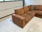 Prachtige cognackleurige hoekbank in mooie staat, Huis en Inrichting, 250 tot 300 cm, ., Ophalen of Verzenden, Zo goed als nieuw