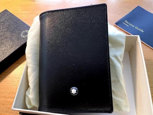Mont Blanc Meisterstuck Visitekaarthouder NIEUW, Sieraden, Tassen en Uiterlijk, Portemonnees, Nieuw, Overige merken, Zwart, Leer
