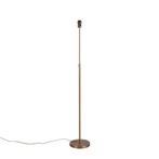 Qazqa Vintage Vloerlamp Parte telescopisch verstelbaar brons, Huis en Inrichting, Lampen | Vloerlampen, Ophalen, Zo goed als nieuw