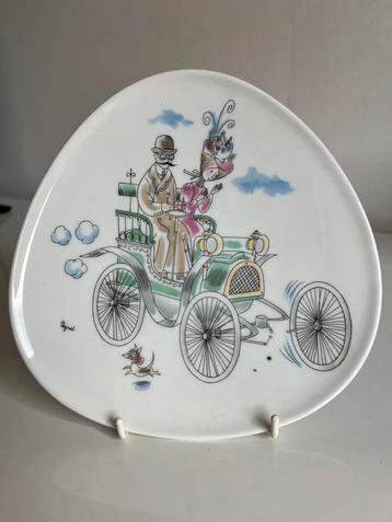 Vintage Rosenthal Schaal ‘Lovers’ Raymond Peynet-Automobiel beschikbaar voor biedingen