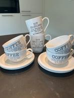 Riverdale kop en schotel. Chocolademelk mokken, melk suiker, Huis en Inrichting, Keuken | Servies, Ophalen of Verzenden, Zo goed als nieuw