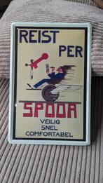 Metalen poster bord, Ophalen of Verzenden, Zo goed als nieuw, Reclamebord