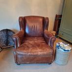 Vintage Engelse Clubfauteuil (2x), Huis en Inrichting, Fauteuils, Ophalen, Gebruikt, Vintage, 75 tot 100 cm