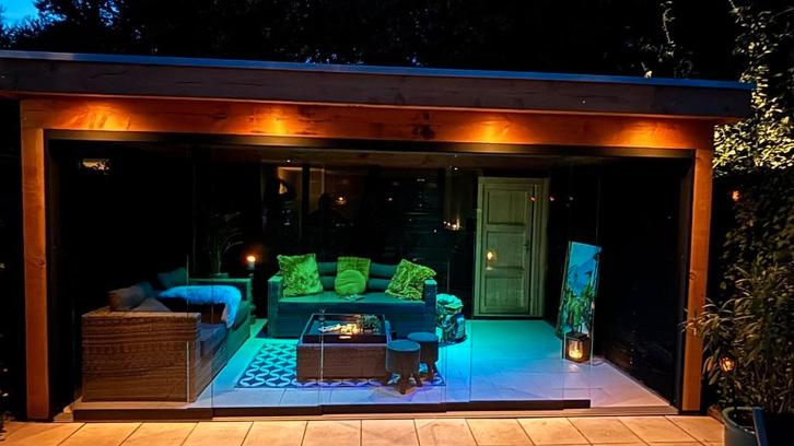 Overkapping, Blokhut, Veranda, Tuin en Terras, Schuttingen, Nieuw, Hout, 1 tot 2 meter, Minder dan 3 meter, Ophalen of Verzenden