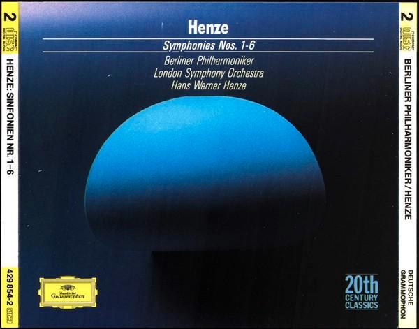 Hans Werner Henze: Symphonies Nos. 1-6  (2 CD), Cd's en Dvd's, Cd's | Klassiek, Zo goed als nieuw, Kamermuziek, Classicisme, Ophalen of Verzenden