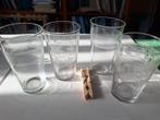 Set van 4 vintage glazen, Ophalen of Verzenden, Glas, Overige stijlen, Glas of Glazen