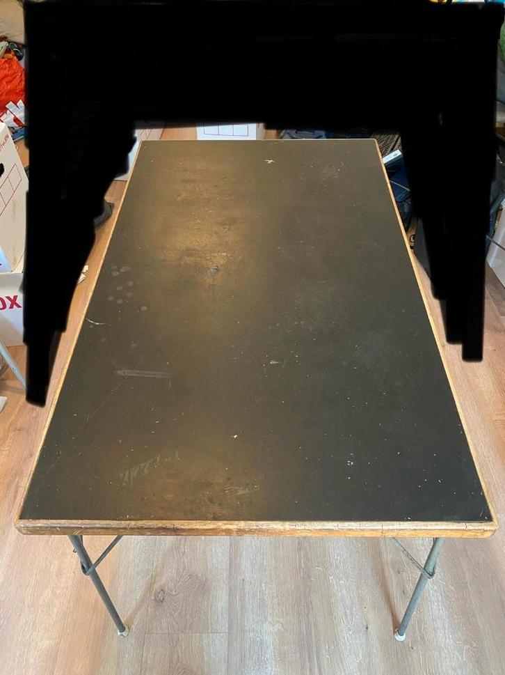 Gispen/Wim Rietveld werktafel/bureautafel/eettafel/tafel, Antiek en Kunst, Antiek | Meubels | Tafels, Ophalen