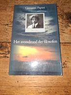 G. Papini - Het avondrood der filosofen, Boeken, Ophalen of Verzenden, Zo goed als nieuw, G. Papini