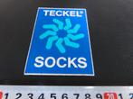 sticker logo TECKEL socks, Ophalen, Zo goed als nieuw