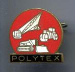 Polytex email op koper bouwmachines broche ( F_243 ), Nieuw, Transport, Speldje of Pin, Verzenden