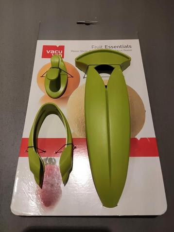 Vacuvin Fruit Essentials - Meloensnijder, Aardbeienontkroner beschikbaar voor biedingen