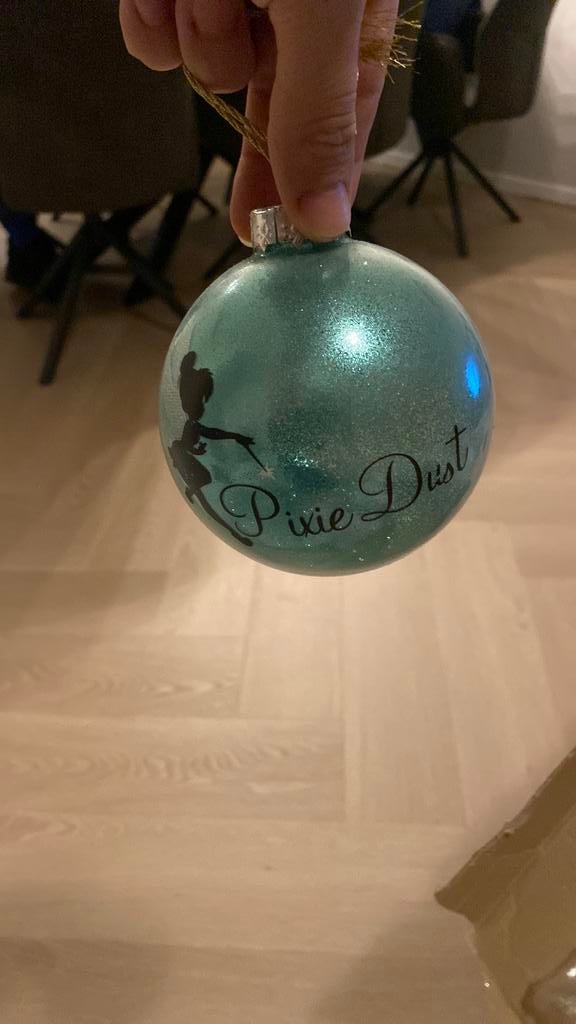 Disney kerstbal tinkerbel, Ophalen, Overige figuren, Zo goed als nieuw, Beeldje of Figuurtje