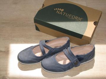 Natuform damesschoen instapper blauw mt 39,5 Nieuwstaat beschikbaar voor biedingen