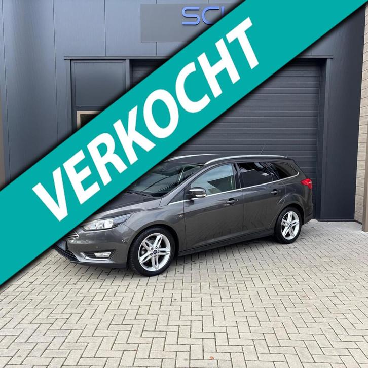 Ford Focus Wagon 125pk Titanium CLIMA | CAMERA | CARPLAY |SY, Auto's, Ford, Bedrijf, Te koop, Focus, ABS, Achteruitrijcamera, Airbags