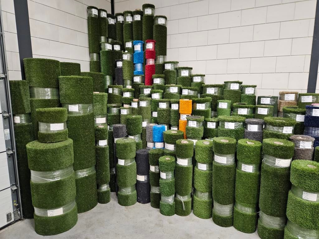 Kunstgras coupons en rollen vanaf €5,95 per m2 alles nieuw, Tuin en Terras, Gras en Kunstgras, Ophalen of Verzenden, Nieuw, 20 m² of meer