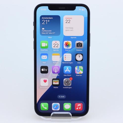 iPhone 12 64GB Midnight Nette Staat, Telecommunicatie, Mobiele telefoons | Apple iPhone, Zo goed als nieuw