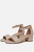 Tamaris sandalen, beige suède, maat 37, Tamaris, Beige, Zo goed als nieuw, Sandalen of Muiltjes